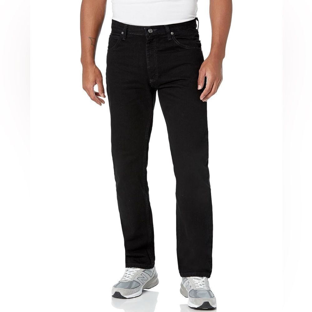 Wrangler Authentics Men's Classic 5-Pocket Regular Fit Cotton Jean NEW Black